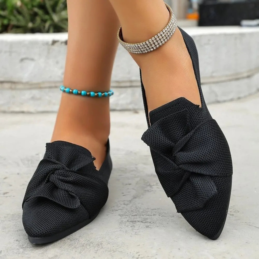 Women Flats Walking Shoes Pointed Top Solid Color new Loafers Mesh Breathable Shoes Comfortable Women Sneakers Zapatos De Mujer