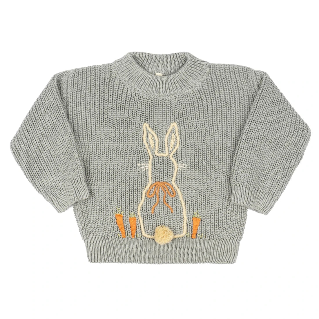 Kids Rabbit Sweater Oversized Cotton Bunny Sweatershirt Pullover Jumper Cute Children Outfits