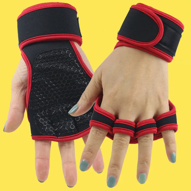 Training Sport Gloves for Men Women Workout Gloves Fitness Body Building Weightlifting Gym Hand Wrist Palm Protector Gloves