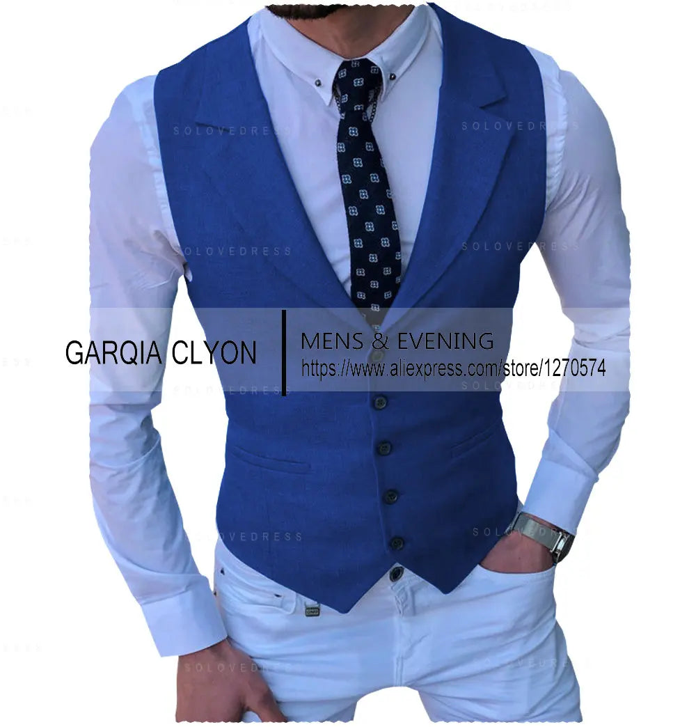 Men's Suits Vest New Arrival Classic Single Breasted Casual  Business Formal Suits Waistcoat For Jacket Groomsmen For Wedding