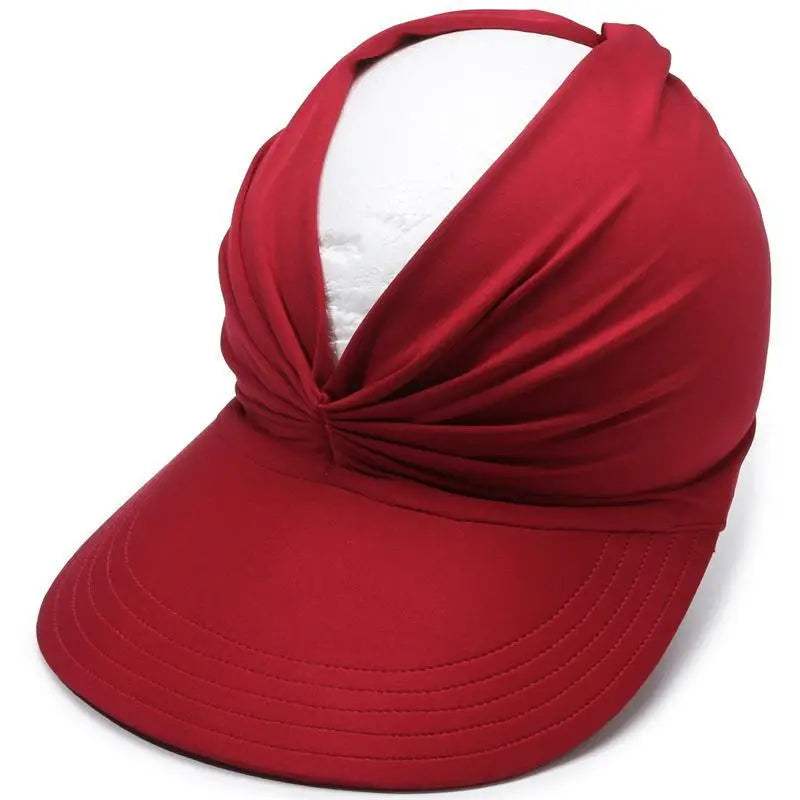 Beach Sun Hat For Women Spring/Summer With A Hollow Top Sun Protection Hat For Ladies Outdoor Sports Hat
