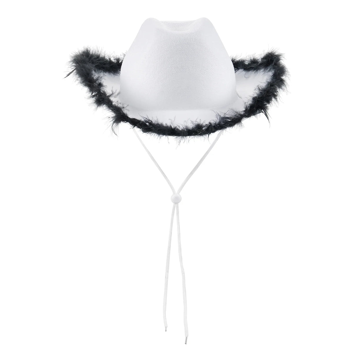 Women'S Western Cowboy Hat  Adult Solid Color Fur Trimmed Wide Brimmed Hat  Yuppie Gentleman Style Date Party Women'S Hat
