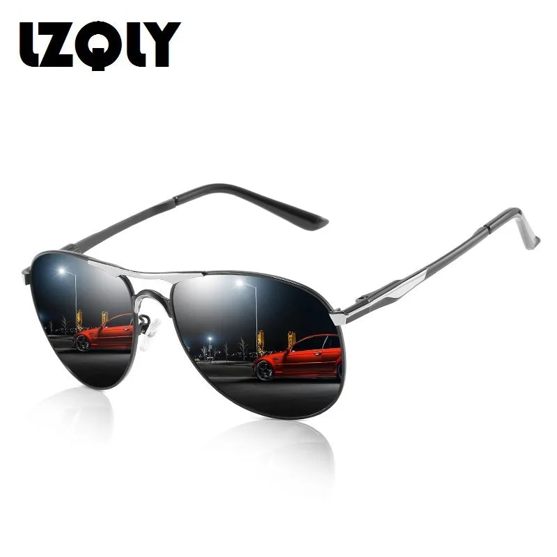 Sunglasses For Men Women Metal Frame Pilot Glasses Male Fashion Driving Sun Glasses Brand Design Eyewear Shades