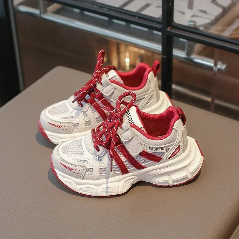 Children's Sneakers Boy 2025 Spring New Platform Running Shoes for Girls Lightweight Versatile Kids Causal School Sports Shoes