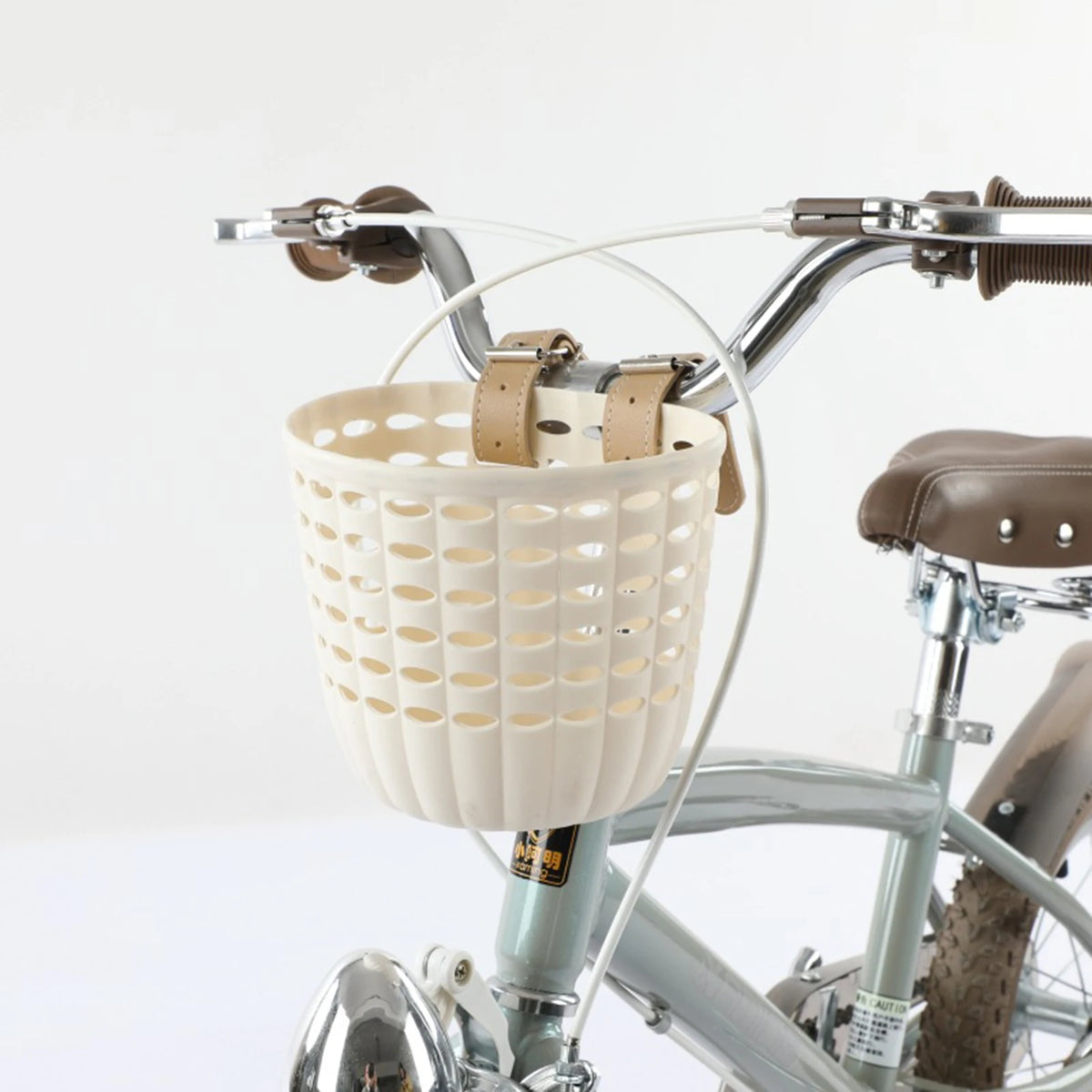 Children's Plastic Bike Basket with Installation Buckle Bike Hanging Basket for Kids Holiday Birthday Gift