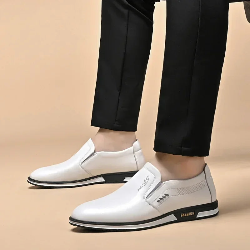 Leather Shoes for Men Designer Loafers High Quality Adult Moccasins Men Driving Shoes Male Footwear Men's Formal Shoes