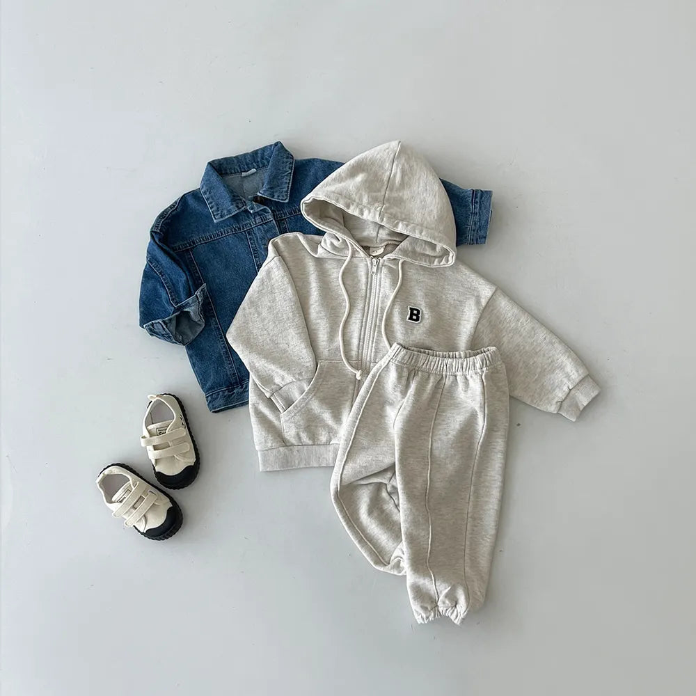 Korea Baby Boy Sweatpants Children Autumn Long Pants Kids Boys Sport Solid Color Trousers Infant Panties Toddler Spring Bottoms