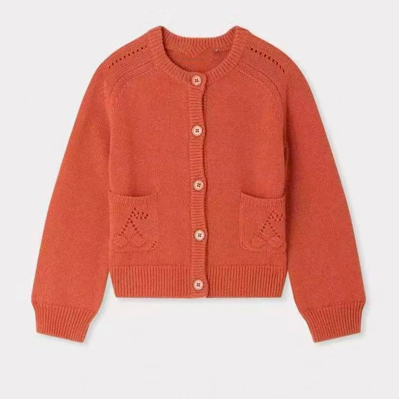 Pre-sale(ship September) 2026 Bp Autumn Winter Kids Sweater Baby Girl Clothes Cotton Wool Sweaters Kids Clothes Size 4-14y