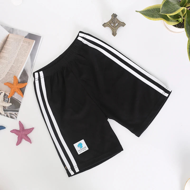 Kids Boys Sports Shorts 2-10Y Elastic Waist Summer Short Pants Casual Shorts 6 Colors Summer Running Short Pants for Boys
