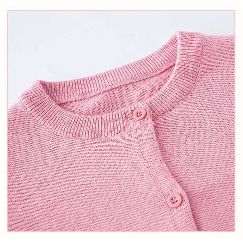 Red Sweater Cardigans for Kids Baby Clothes Toddler Boy Girl School Cardigan Cotton Korean Girls Knitwear Infantil Clothing Bebe