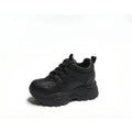 Women's Walking Sneakers, Lightweight Non-Slip High-Top Platform Chunky Sneakers, Elevator Shoes for Daily Wear & Fitness
