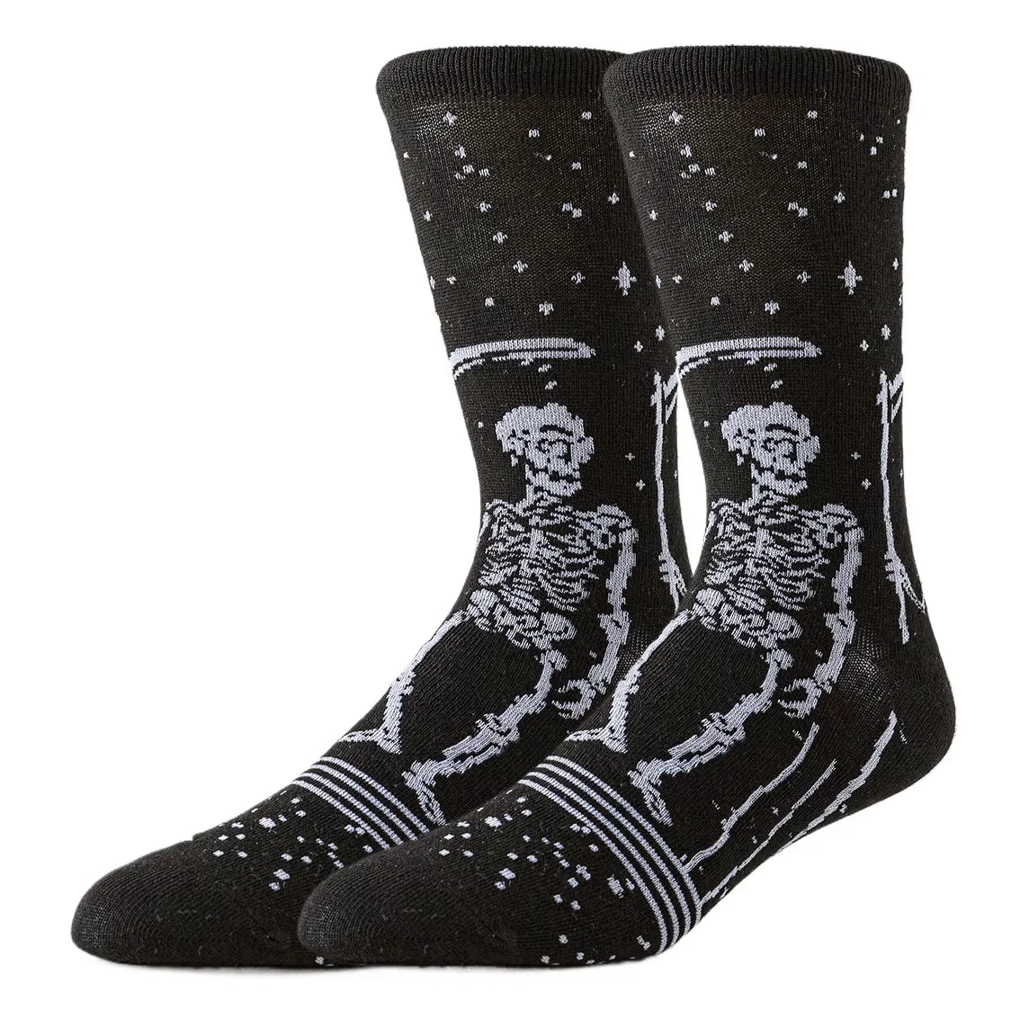 Men Women Skull Tube Socks Happy Socks Street Fashion Designer Hip Hop Funny Novelty Dress Socks Warm Comfort Winter Casual Wear