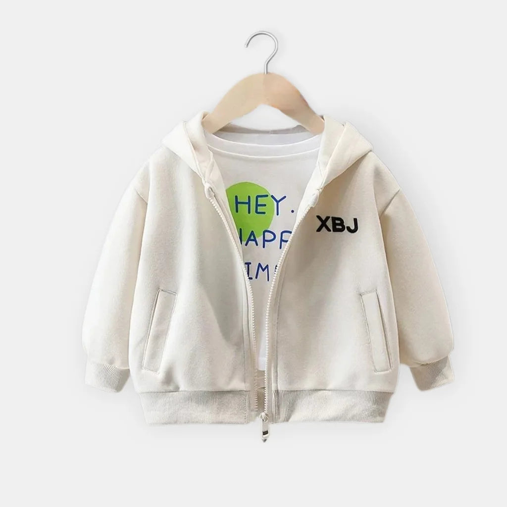 Boys Children's Hooded Sweatershirts Cardigan Spring Autumn Casual Zipper Kids Clothes Hoodies Jacket Long Tops Tee Baby Coat