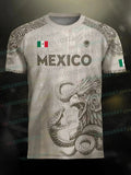 Mexico Special Youth Football Jersey Mens Women Casual Sport Breathable Top for Competition Training Tees Summer Men's Clothing