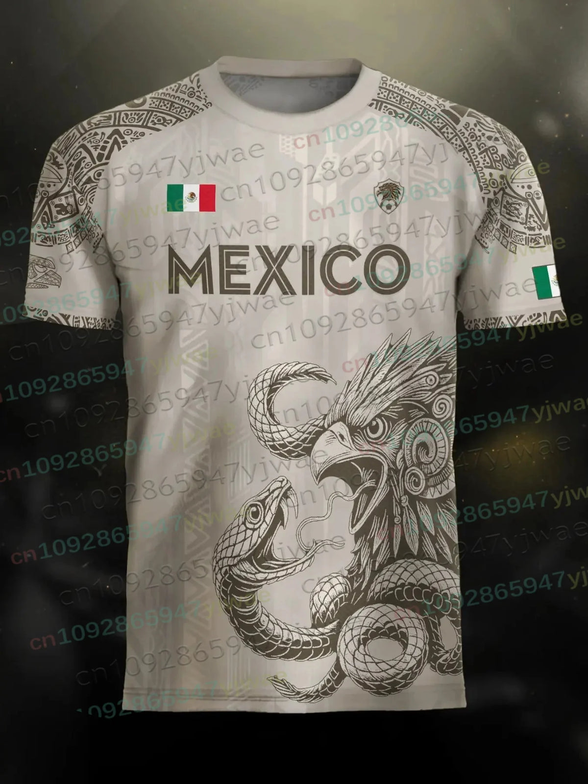Mexico Special Youth Football Jersey Mens Women Casual Sport Breathable Top for Competition Training Tees Summer Men's Clothing