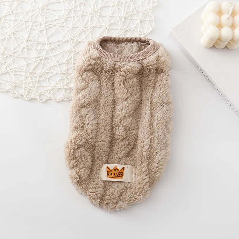 Sweater for Cat Warm Puppy Hoodie Cute Dog Sweaters for Small Dogs Chihuahua Knit Sleeves Puppy Winter Fleece Harness Clothes