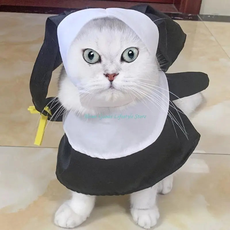 E74E Warm Canine Garment Fashion Pet Wear Outdoor Dog Attire Dog Walking Outfit for Cats and Dogs Halloweens Themed Clothing