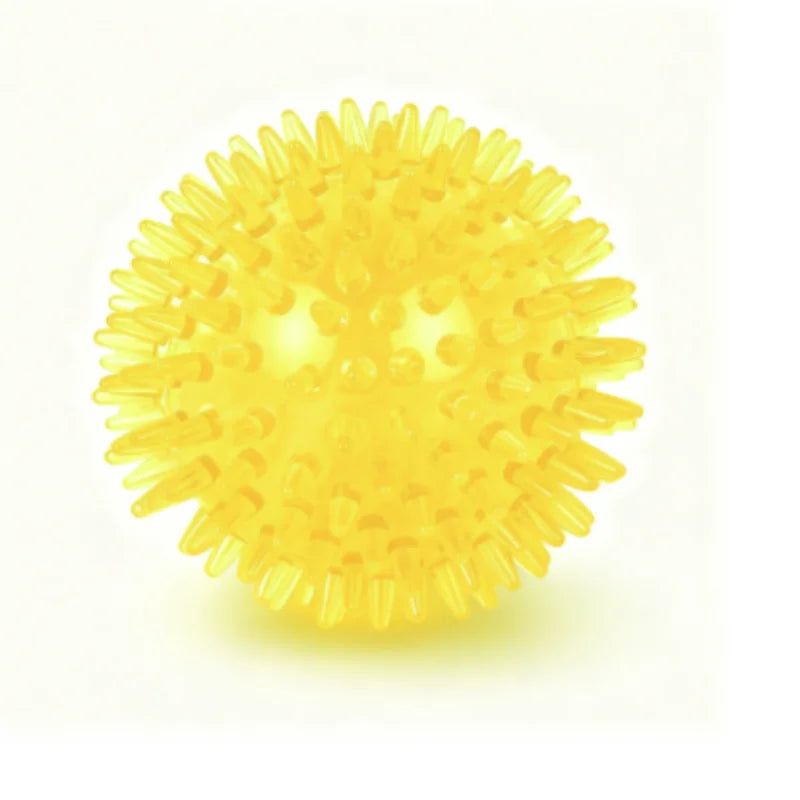 Pet Dog Toys Cat Puppy Sounding Toy Polka Squeaky Tooth Cleaning Ball TPR Training Pet Teeth Chewing Toy Balls Accessories