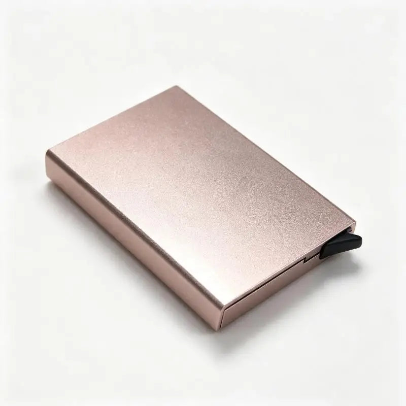 Smart Wallet Card Holder Metal Thin Slim Men Women Wallets Up Minimalist Wallet Small Black Purse Walets For Men