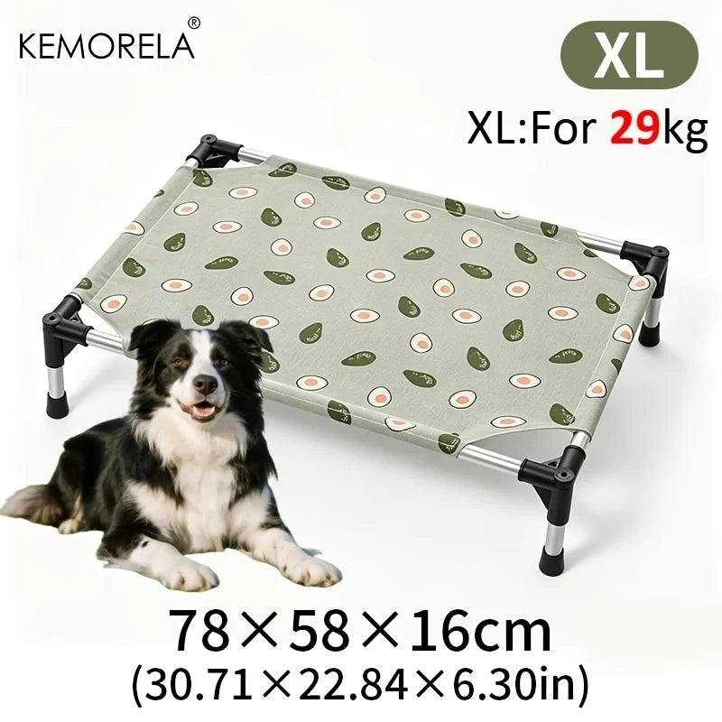 Elevated Pet Bed Breathable Pet Hammock Bed Detachable Washable Raised Cat Cot Moisture Proof Sleeping Bed for Small Dogs Kitten