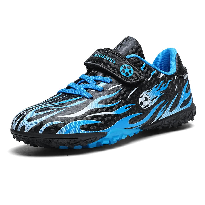Children's Soccer Shoes Lightweight Football Sneakers Kids Sports Shoes Outdoor Non-Slip Futsal Shoes Boys Girls Training Shoes