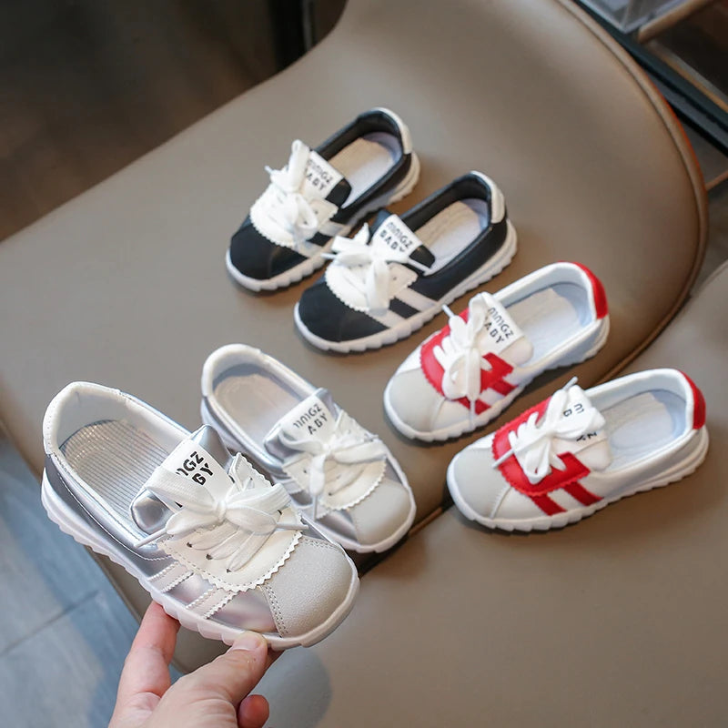 2025 Summer Autumn New Children Sneakers for Girls Fashion Soft Comfortable Casual Breathable Flats Loafer  Kids Shoes 26-30
