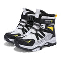 Kids Snow Boots Winter Fashion High Top Warm Plush Comfortable Anti Slip Stable Walking Shoes Boys Outdoor Sneakers Size 30-40