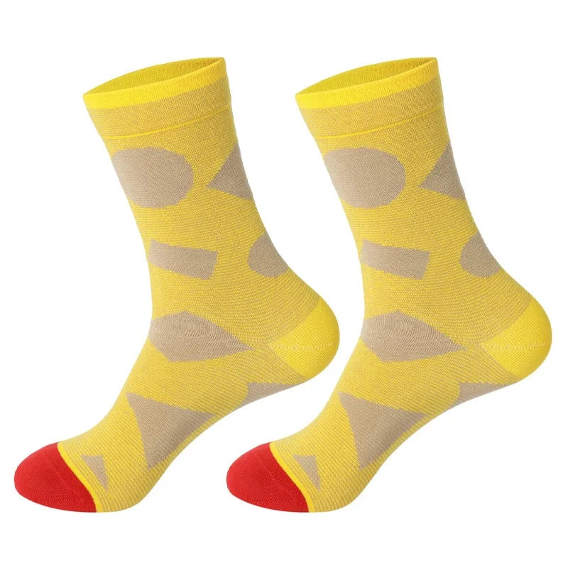 Funny Socks for Men Women Fun Cozy Crazy Novelty Fashion Breathable Oil Painting Trendy Casual Cotton Outdoor Skateboarding SocK