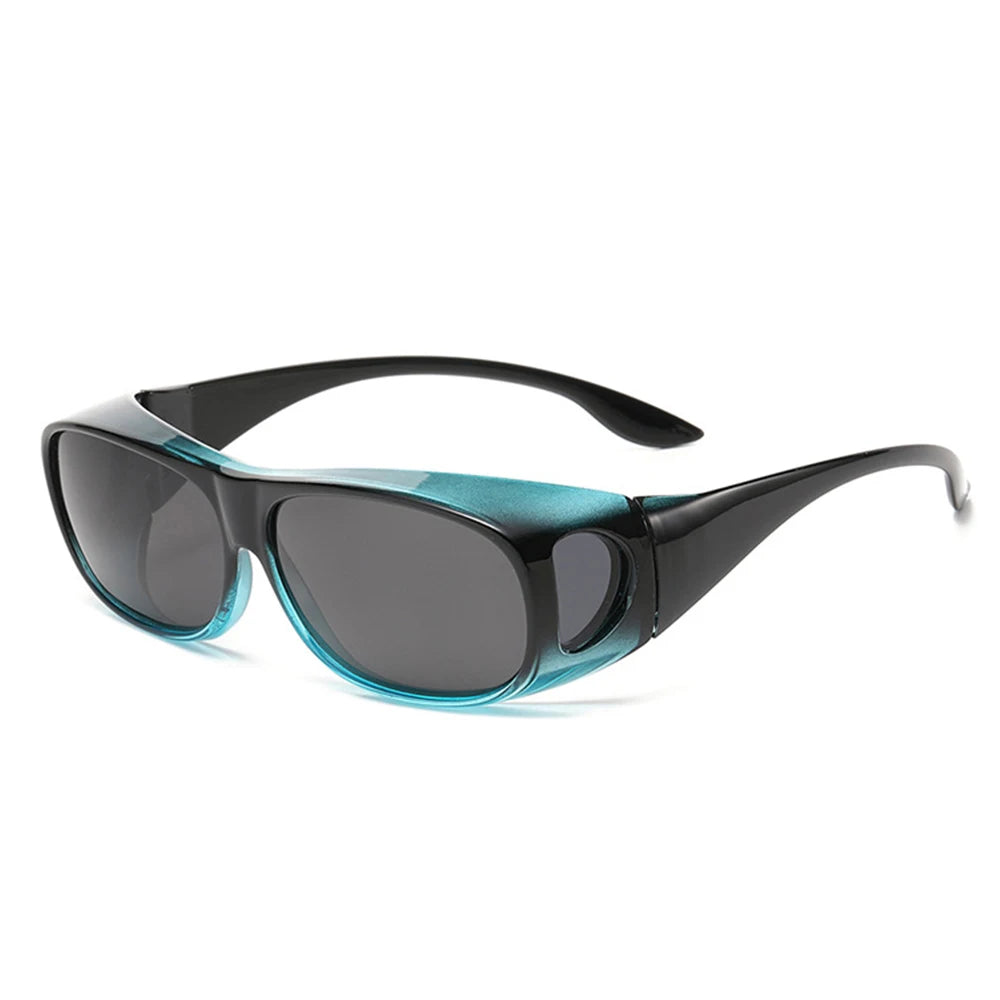 Sunglasses Fit Over Glasses for Men Women, Wrap-Around Glasses UV400 Protection for Driving and Outdoor