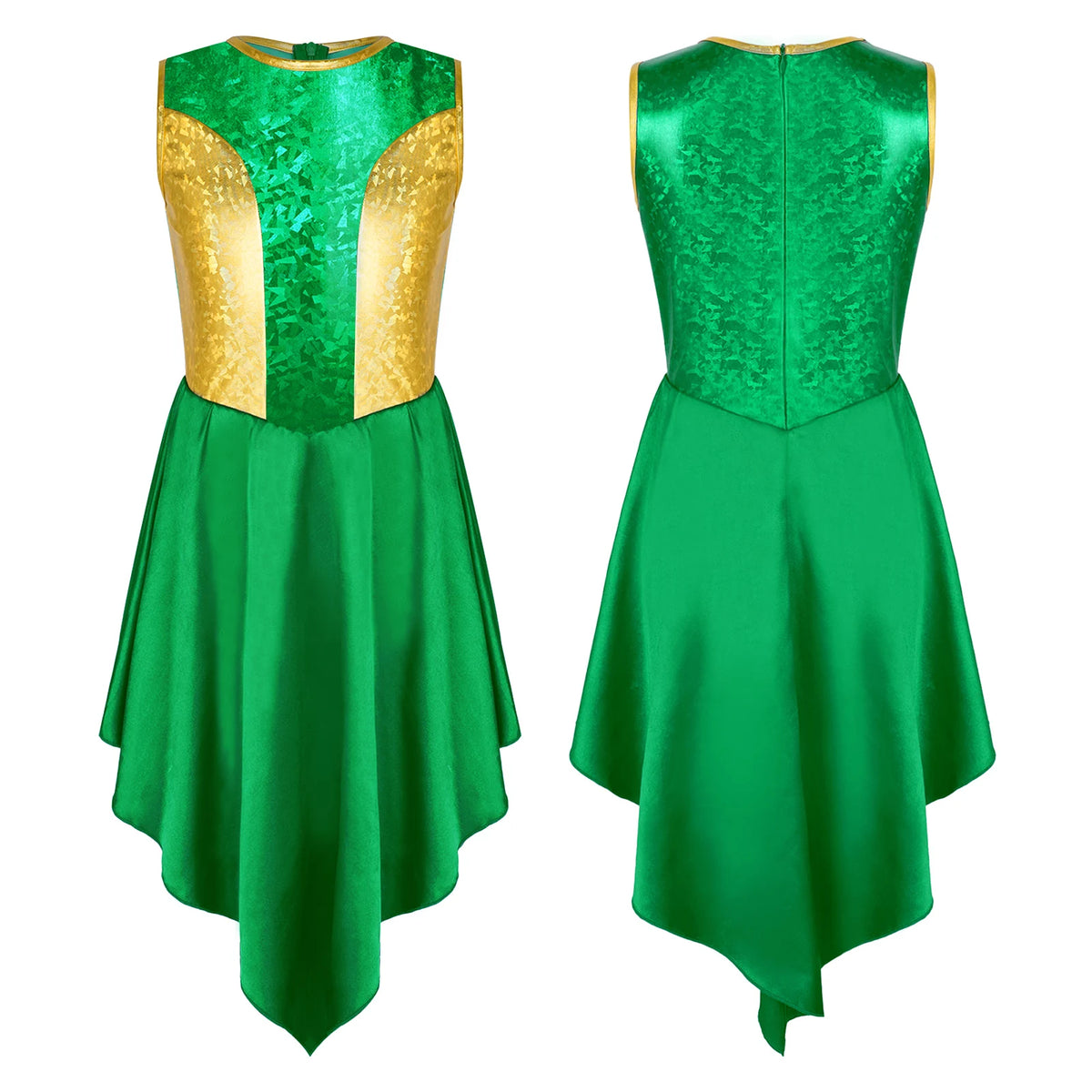 Kids Girls Liturgical Praise Dress Lyrical Dance Performance Costumes Children Church Choir Worship Ballroom Dancing
