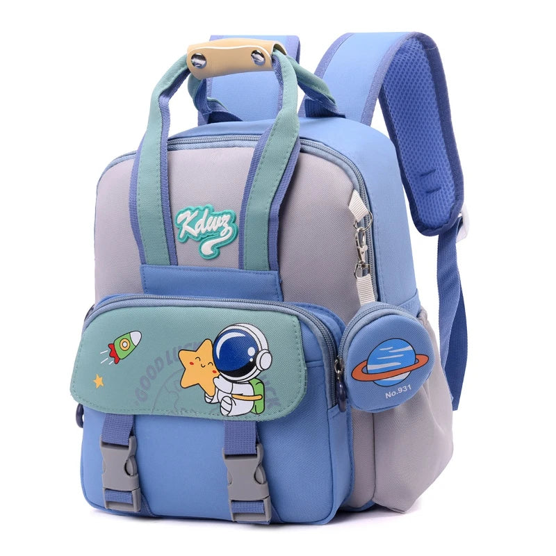 2025 New Kids Backpack Children School Book Bags for Boys Cute Astronaut Rabbit Girls Fashion Kindergarten Backpack Lightweight