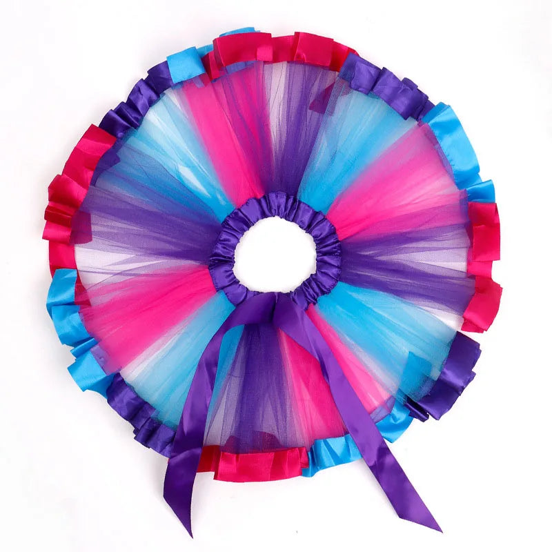Tutu Skirt Kids Girls Dress Stars Dancewear Pettiskirt Princess Skirts Ballet Fashion Clothing for  Christmas Halloween Festival