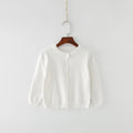 Boys Girls Knitting Sweaters Kids Cardigans Solid O-Neck Spring Autumn Sweater Baby Kids Cardigans Coat Childrens Clothing 1-9Y