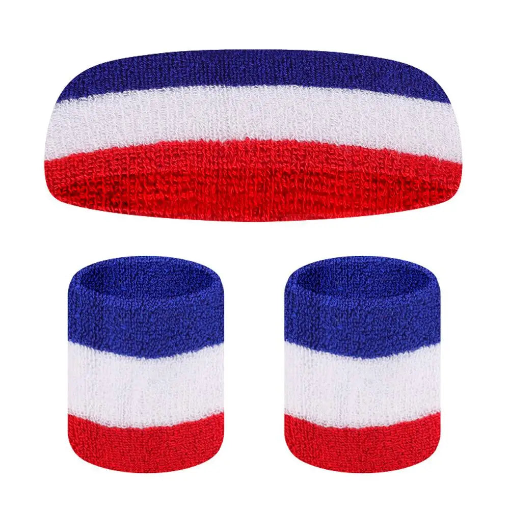 Sweat Band Headband Wristbands Hot Athletic Warm Headscarf Towel Headband Sports Equipment For Basketball, Tennis, And Badminton