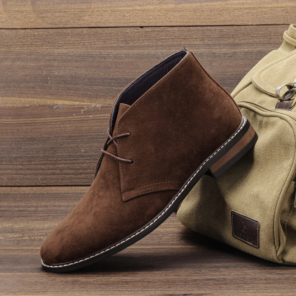 Boots Men Brand 2026 Casual Comfortable Retro Fashion Ankle Boots