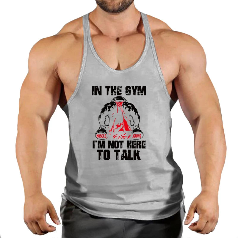 Summer New Men's Casual Muscle Tank Top Cotton Underwear Sleeveless Solid Breathable Round Neck Outdoor Fitness Tank Top Vest