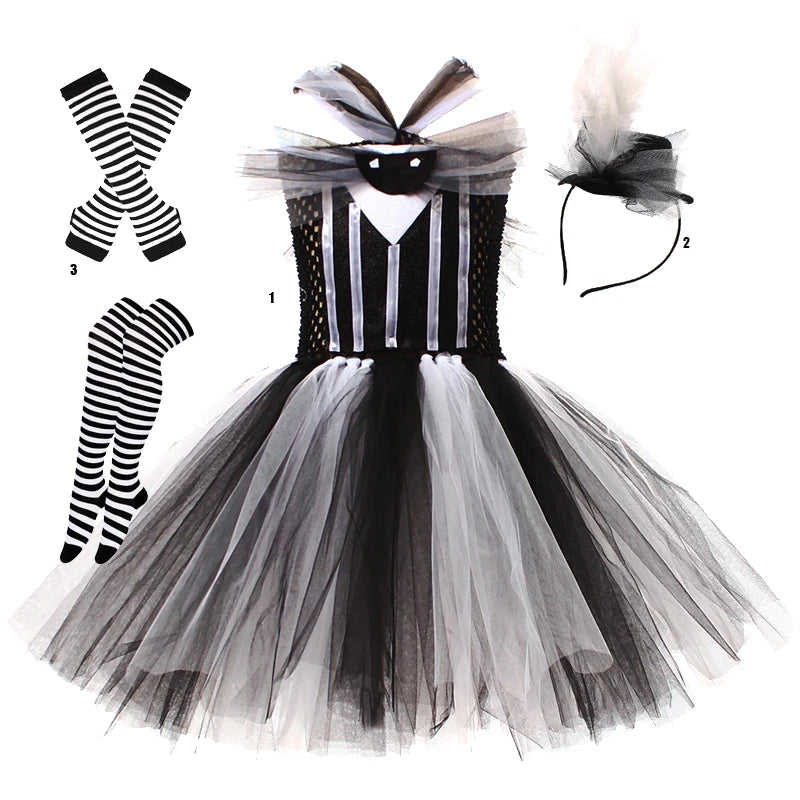 Kids Girls Tutu Dresss Halloween Cosplay Costume Carnival Party Boy Costume Witch Fancy Clothes Halloween Gifts for Children