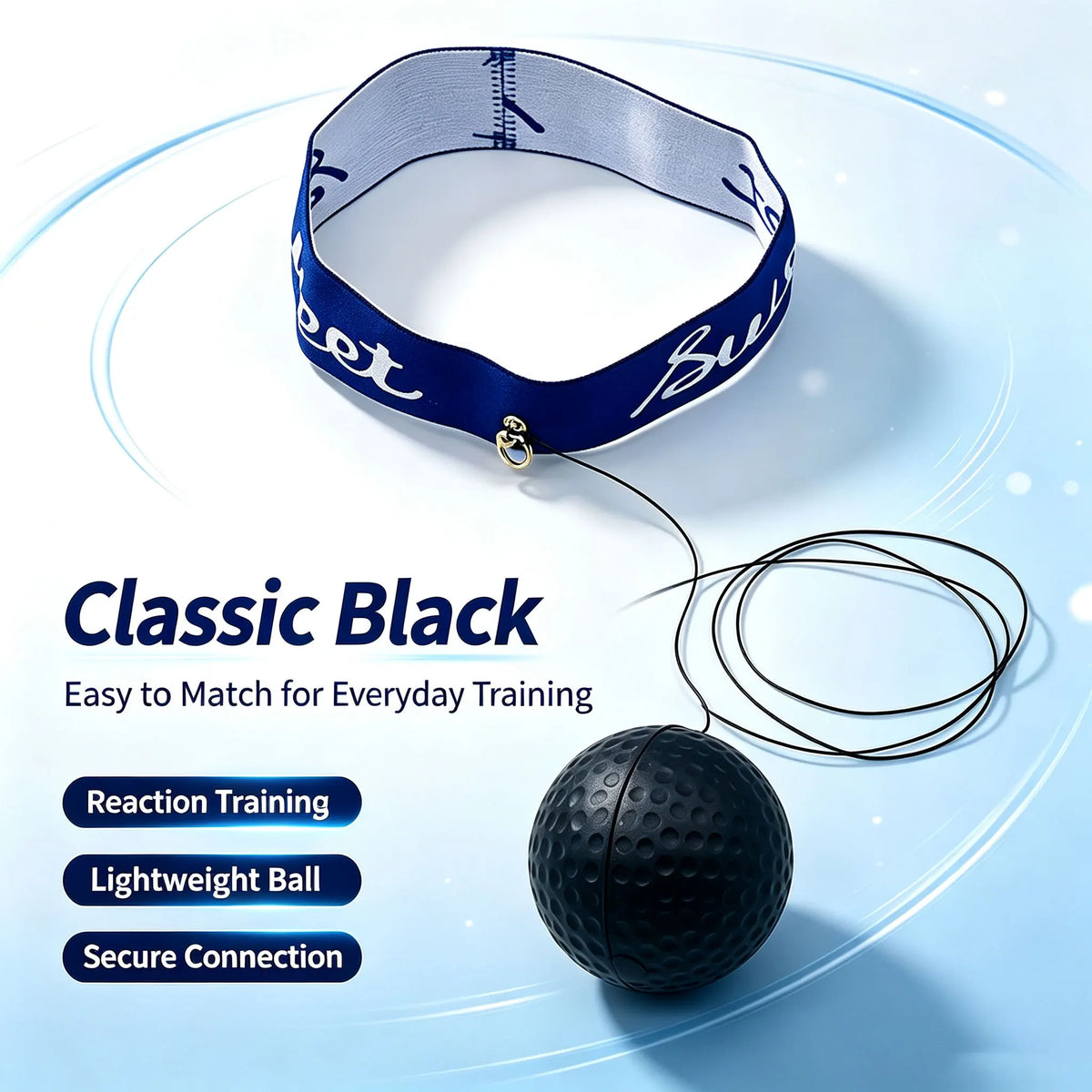 Flexible speed training, reaction ball, boxing headband, stable punching equipment, home fitness, daily exercise equipment