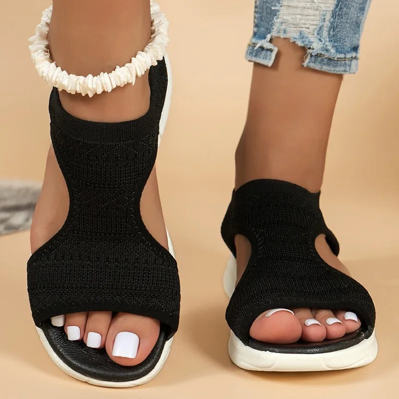 Orthopedic Sandals for Women in Summer, Comfortable Hiking, Non Slip Sports Sandals, Wide Footed Outdoor Leisure, Mesh Sandals