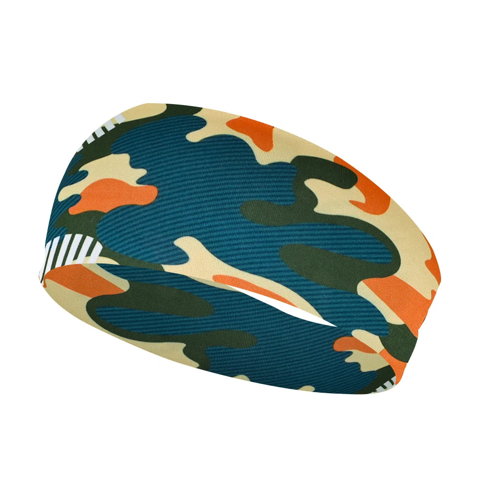 Boys Sports Non Slip Athletic Sweatband Football Headband Elastic Sweat Absorbing Hairband For Kids Basketball Soccer Baseball