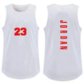 Men's Vest Fashion Gym T-Shirt Casual Breathable Sleeveless Outdoor Basketball Sports Vest Summer Street Loose T-Shirt