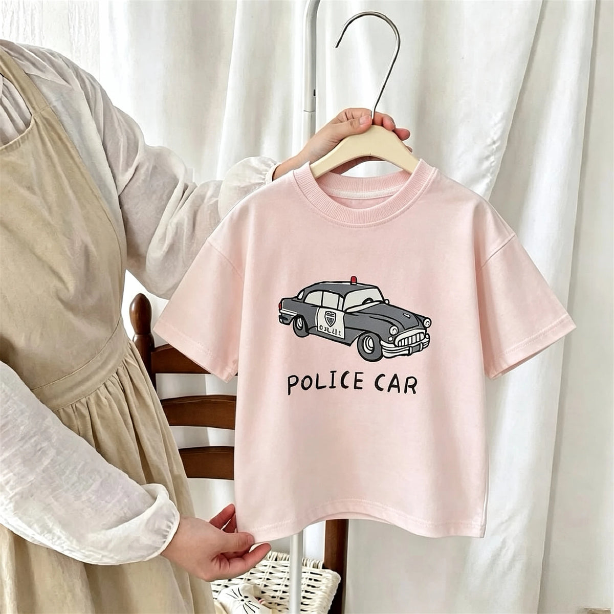 T-shirt For Boys Clothes 2026 New Summer Short Sleeve Tops Kids Tees Printed Car Fashion Crewneck Children's Tshirts 1-7 Age