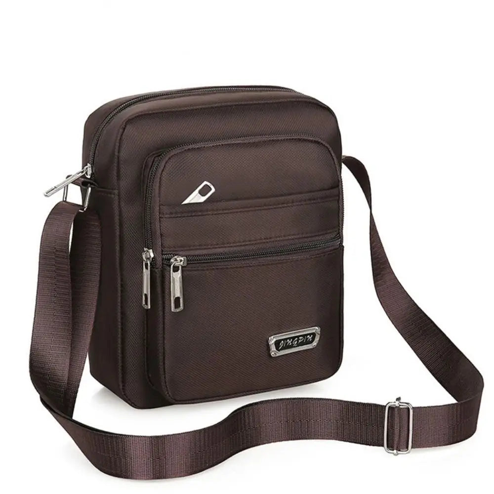 Men Crossbody Bags Male Nylon Shoulder Bags Boy Messenger Bags Man Handbags for Travel Casual Large Satchel Grey