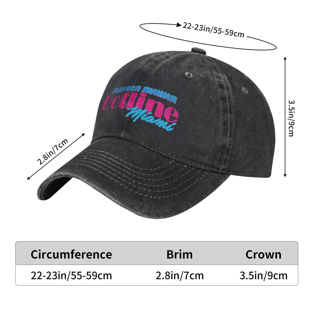 Hotline Miami  Trucker Hats Outfits For Men Women Baseball Caps  Fashion Wear Sun Caps Adjustable