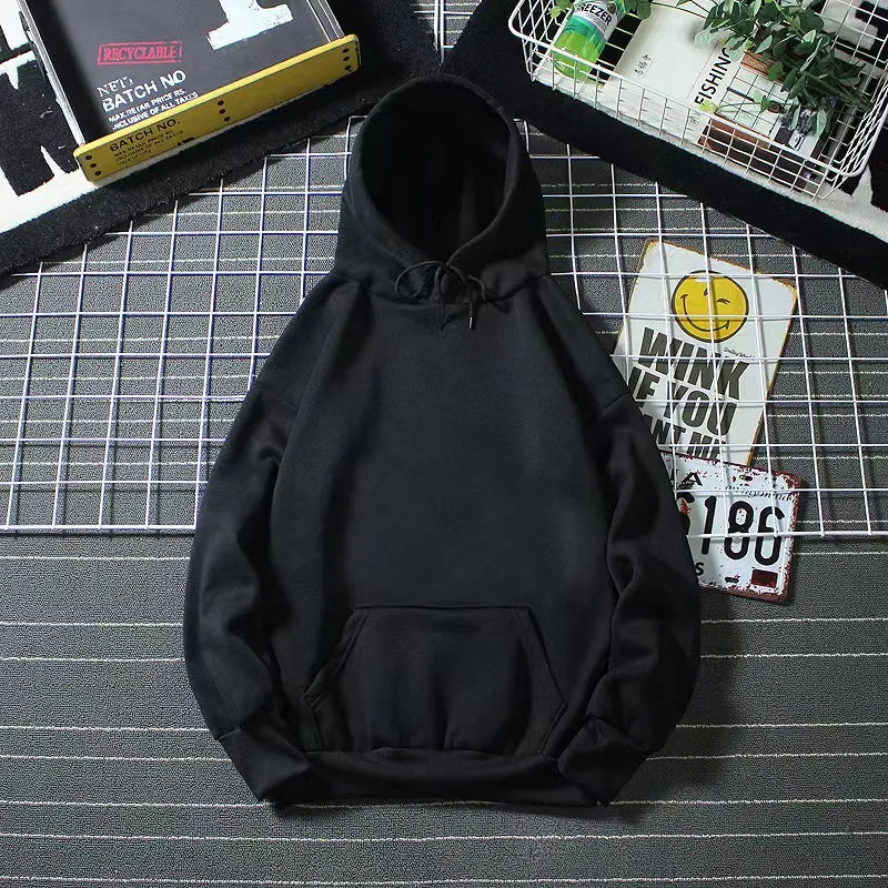 Men's Casual Hoodies Women's Fleece Warm Hoodies Spring Autumn Pullovers Fashion Black Multiple Colour Oversized Sweatshirts Top
