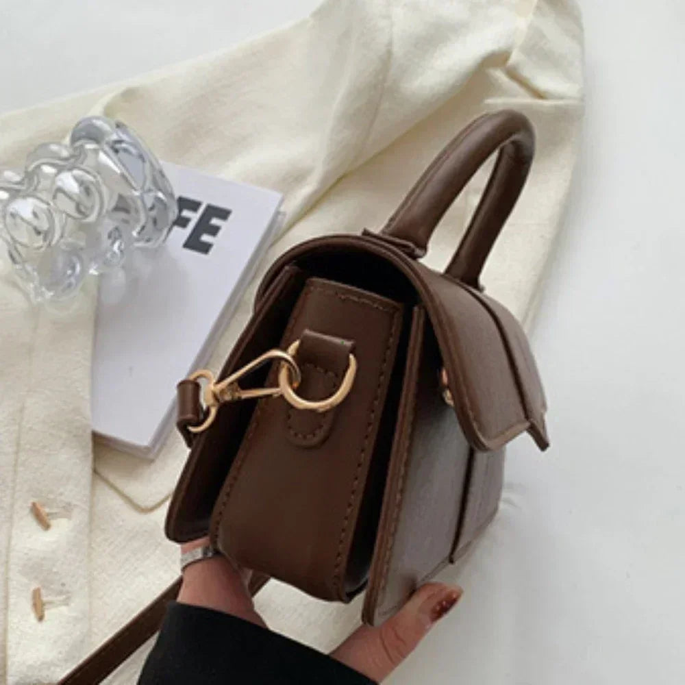 Pu Leather Shoulder Bag for Women Handbag  Fashion Crossbody Bags Vintage Underarm Bag Square Satchel Сумка Женская 2026 Тренд