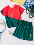 Kids' new fall boys' fashion quick-drying T-shirt and shorts