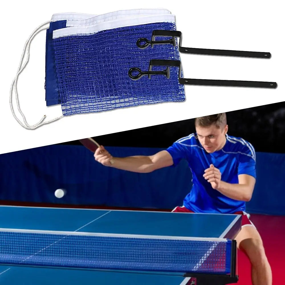 Professional Standard Portable Convenient Table Tennis Net Ping Pong Mesh Sports Supplies Simple Support Trainning Equipment Set