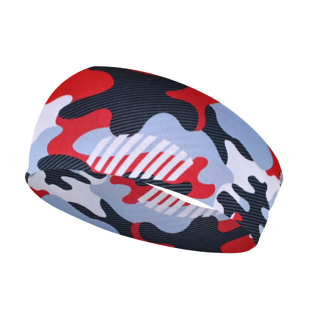 Boys Sports Non Slip Athletic Sweatband Football Headband Elastic Sweat Absorbing Hairband For Kids Basketball Soccer Baseball