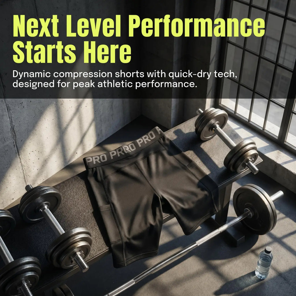Youth Boys Compression Shorts Athletic Sports Performance Boxer Briefs Active Kids Running Underwear Comfortable Innerwear